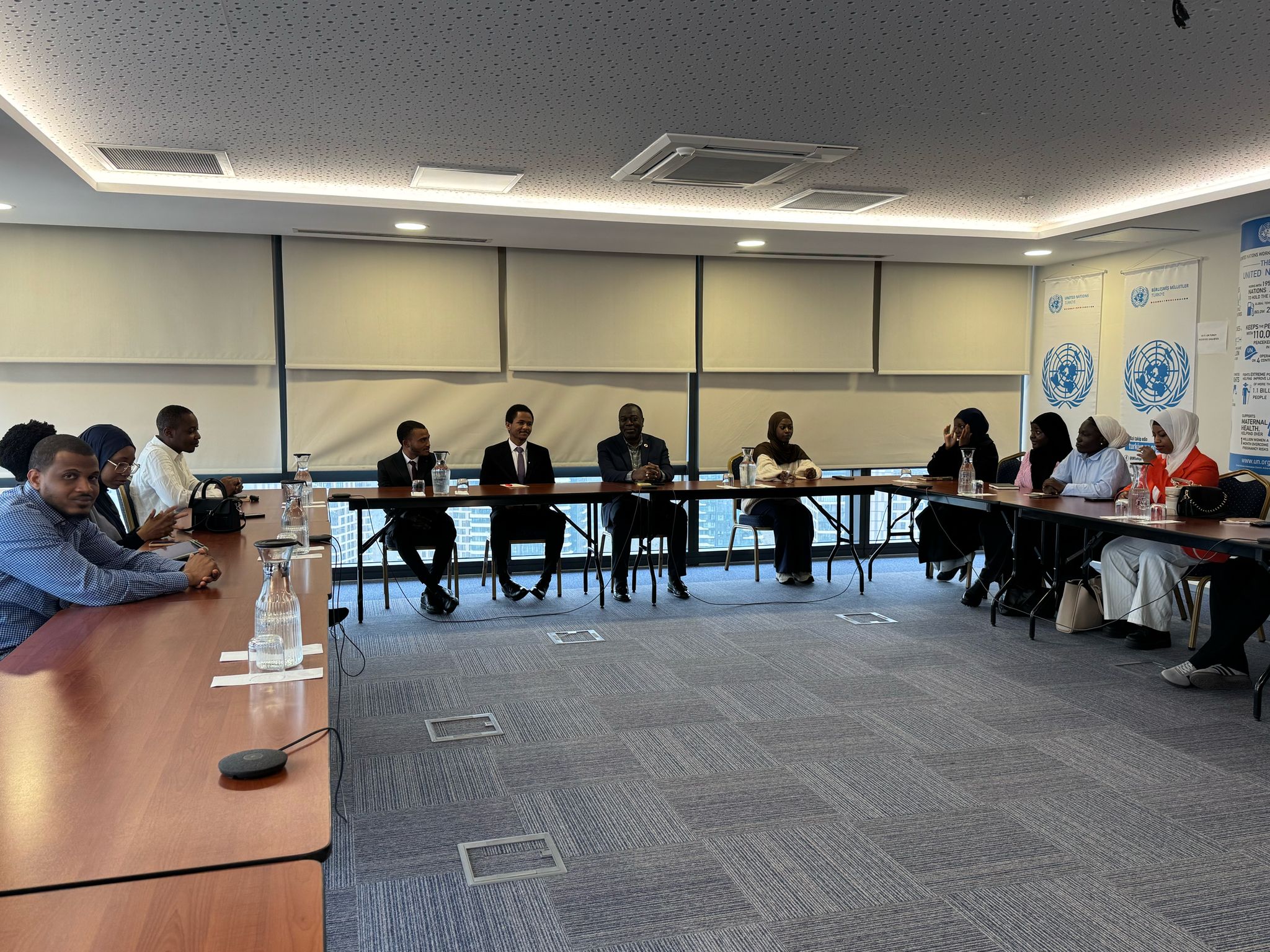 On April 9th, 2025, the Association of Nigerian Scholarship Students in Ankara (ANSSA) paid a courtesy visit to Dr. Babatunde A. Ahonsi, the United Nations Resident Coordinator in Türkiye.